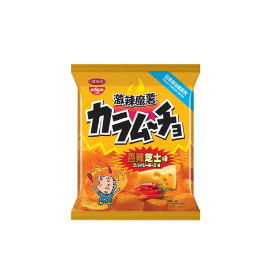 Nissin Koikeya Chips Karamucho Hot Chilli Cheese