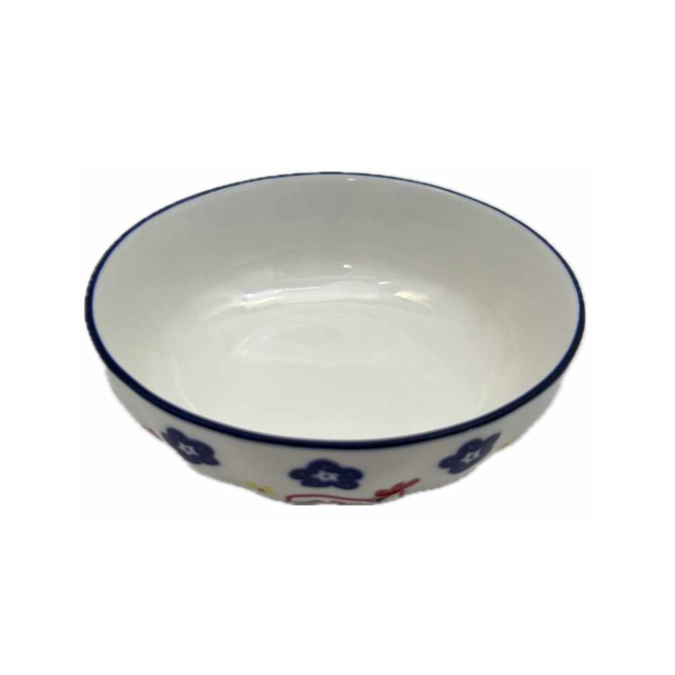Small Bowl Blue Line Tulip
