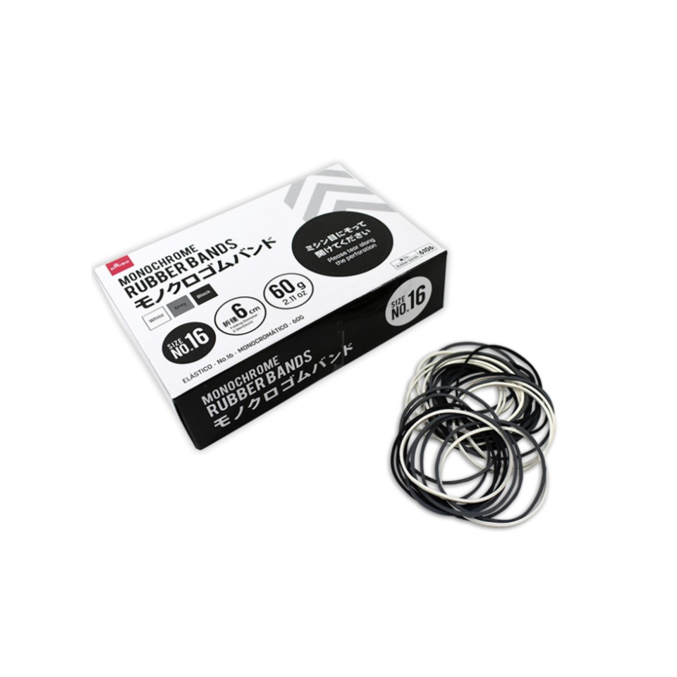 Rubber Bands No. 16 Monochrome