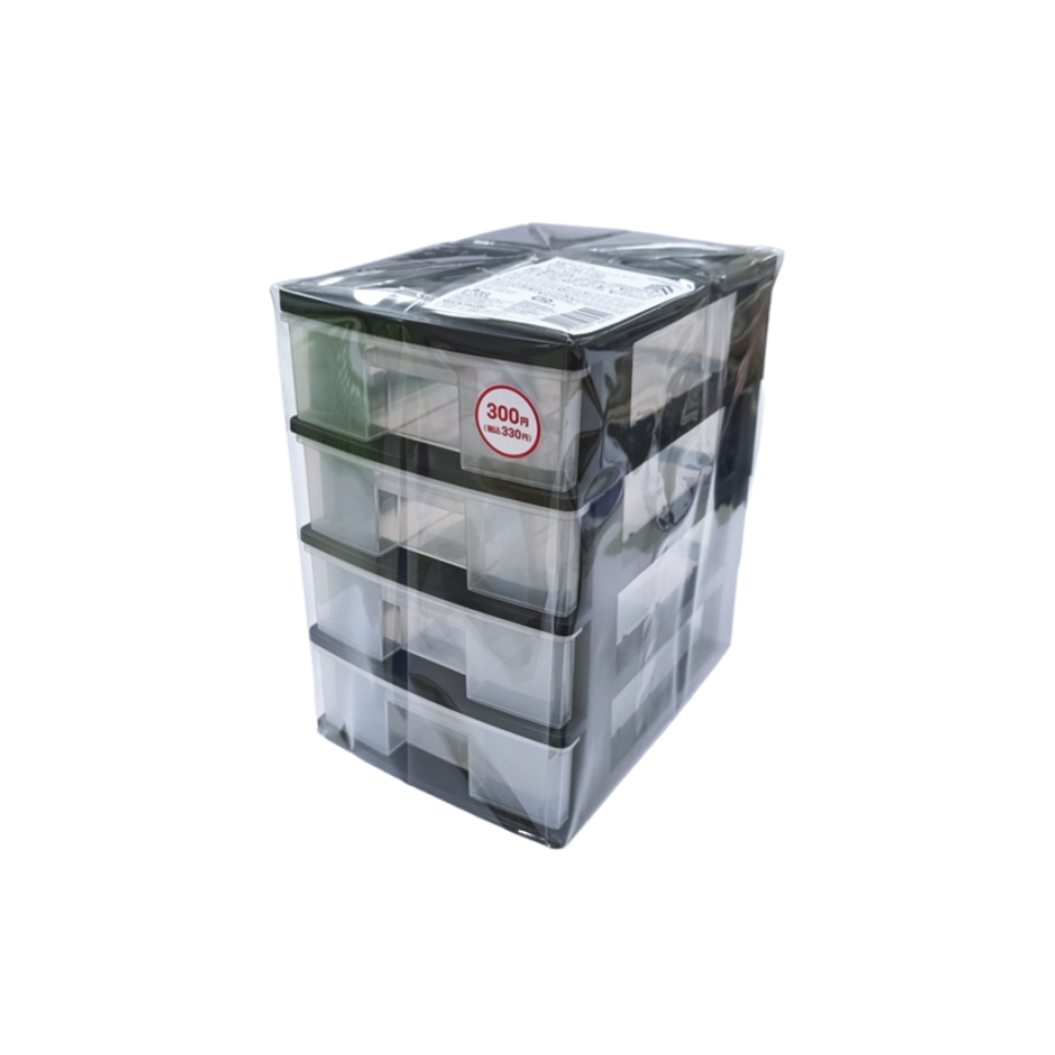 Drawer Case Four Tiered 13cm x 20cm x 17.5cm