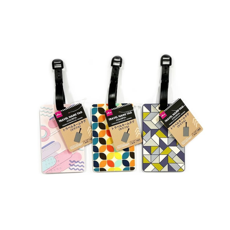 Travel Name Tag Colorful