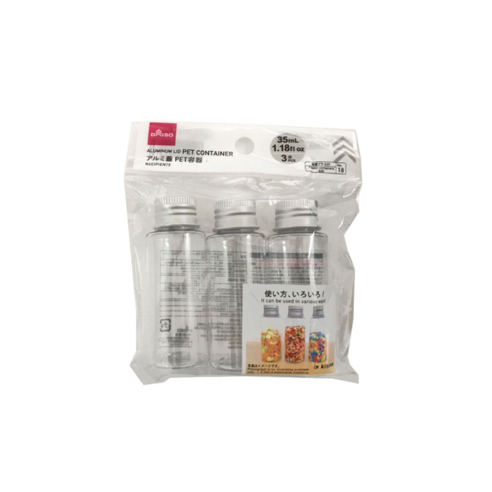 Aluminum Lid Pet Container 35ml
