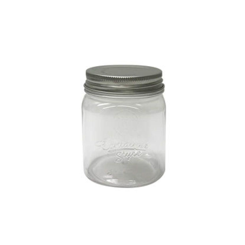 Steel Lid Pet Container Embossed 200ml