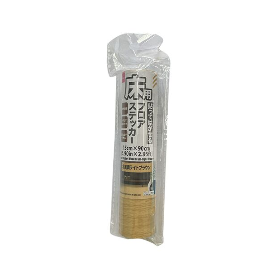 Floor Sticker Wood Grain Light Brown