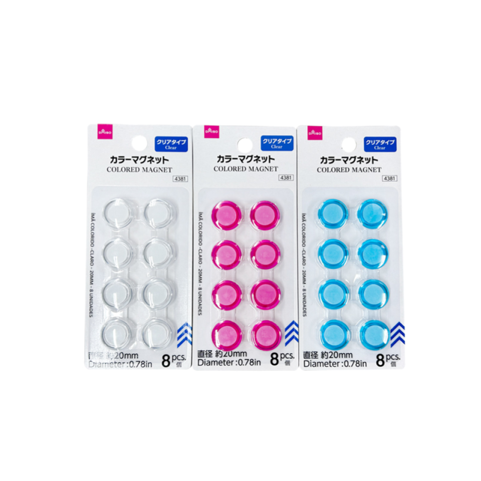 Colored Magnet Clear 20mm