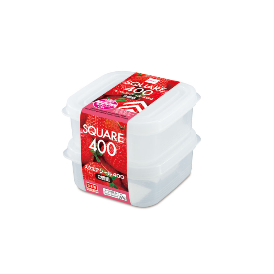Plastic Square Container 400