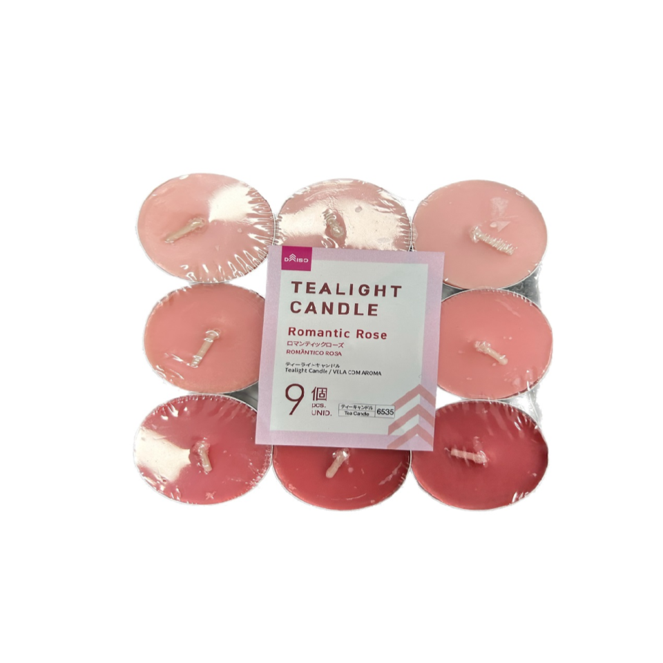 Tealight Candle Romantic Rose