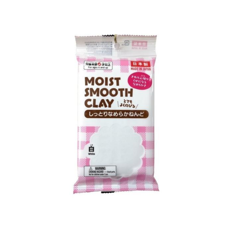 Moist Smooth Clay White
