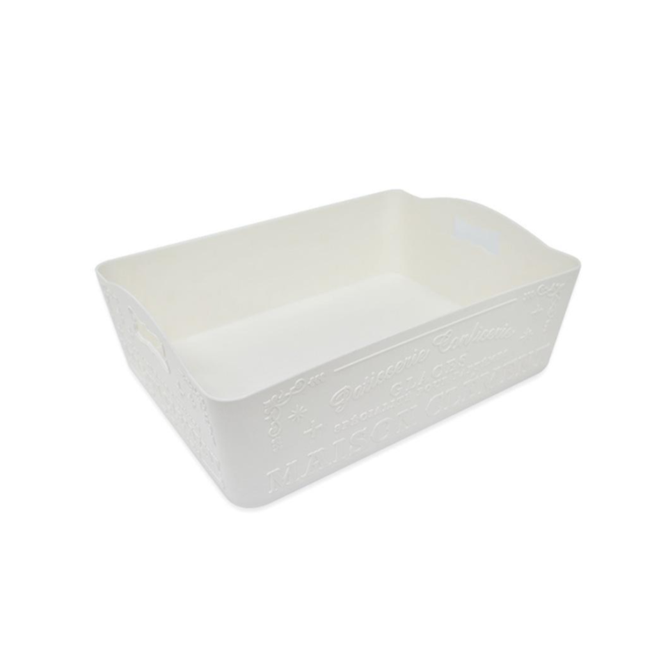 Feminine French Box Shallow B5 White