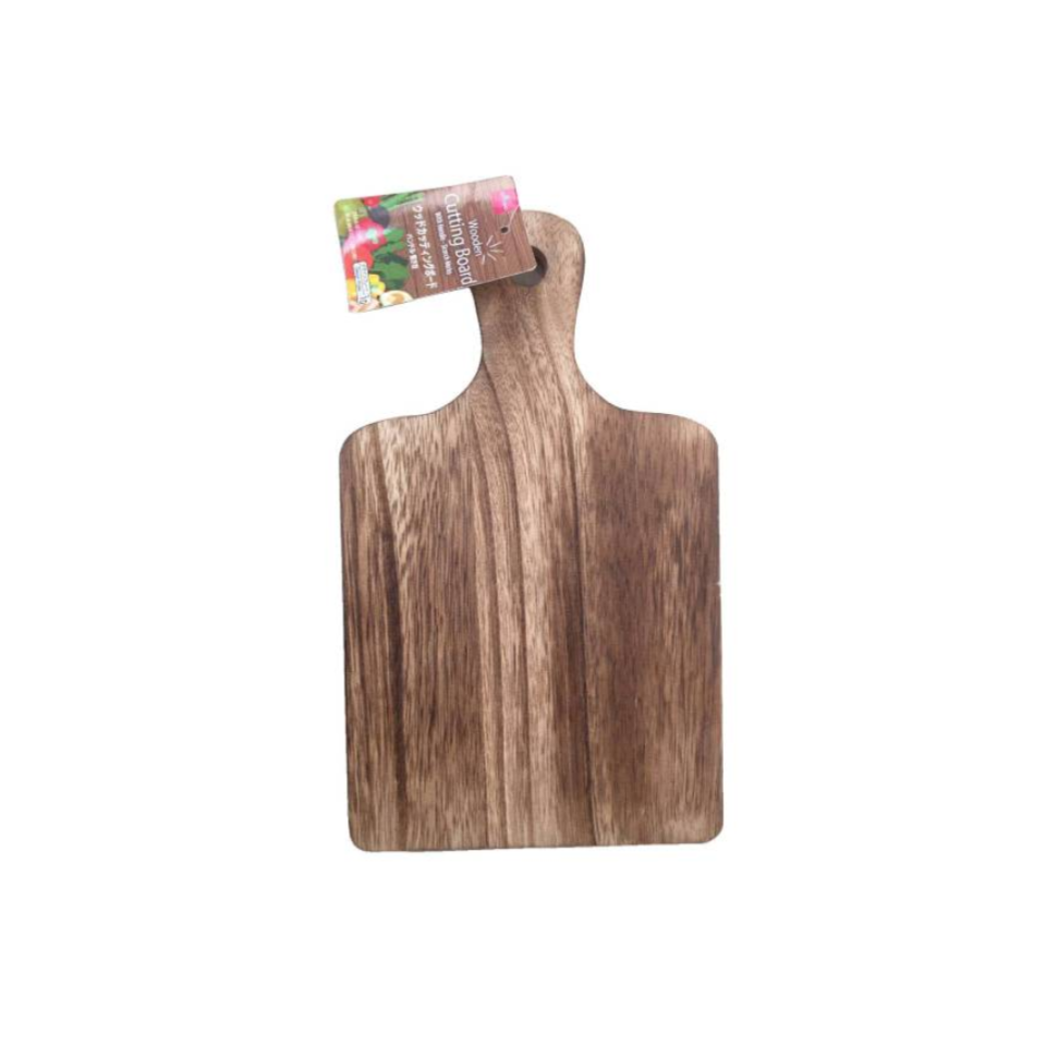 Wooden Cutting Board with Handle Scorch Marks