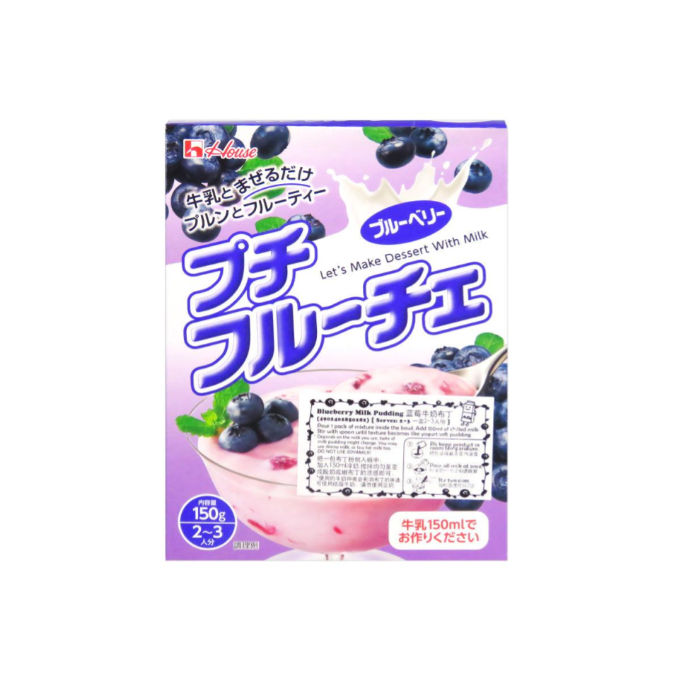 Blueberry Milk Pudding