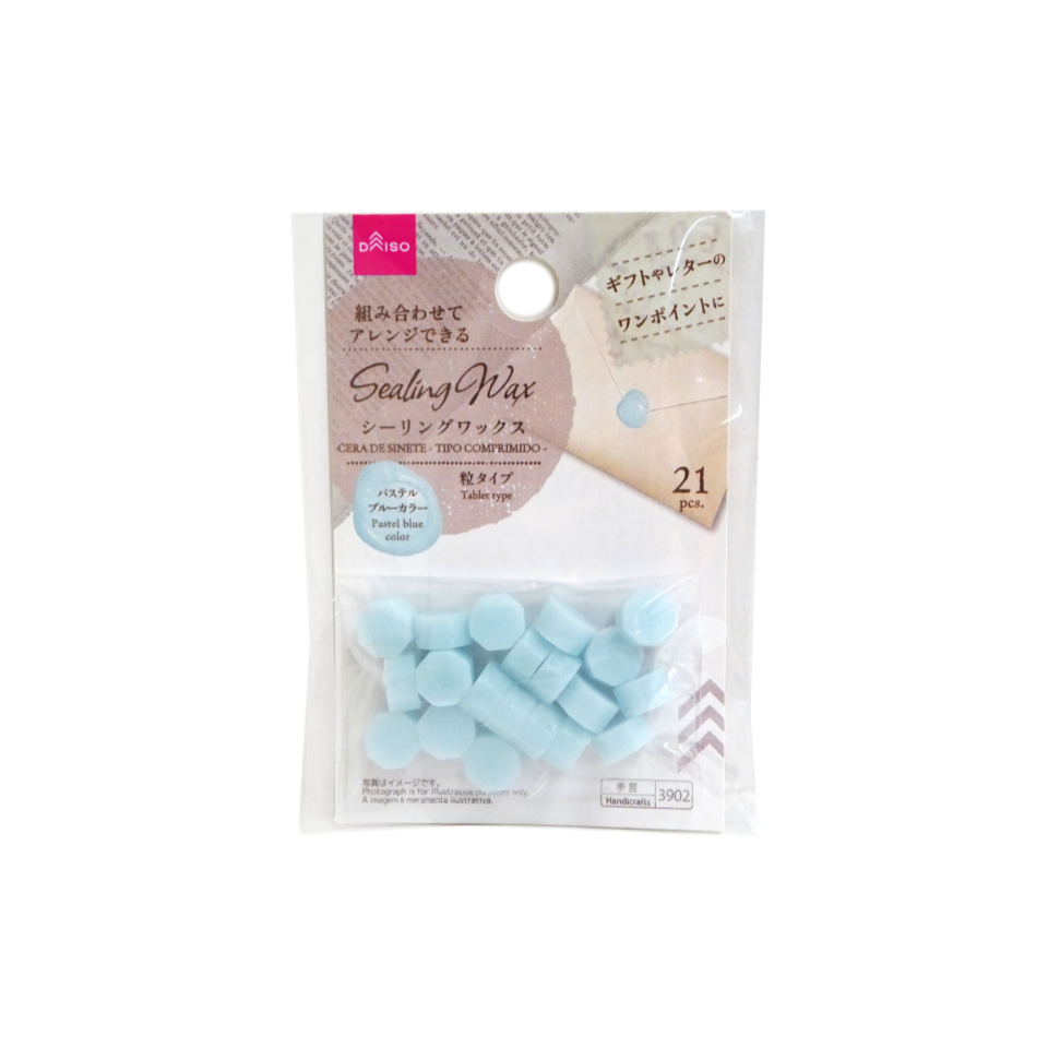 Sealing Wax Tablet Type Pastel Blue