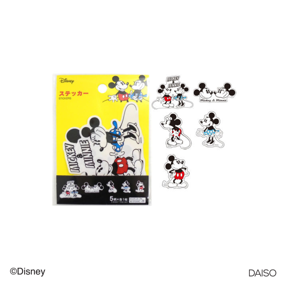 Sticker Mickey and Minnie