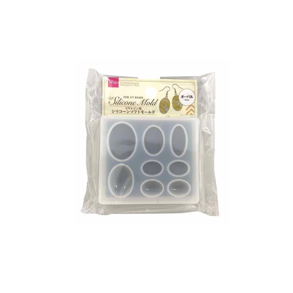 Soft Silicone Mold for UV Resin Oval