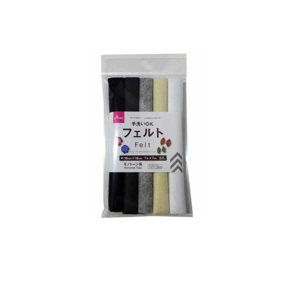 Felt Monotone Type Hand Wash