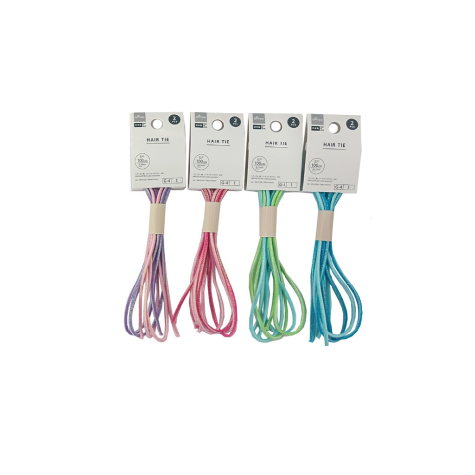 Hair Elastic Slim 2 Color Aurora Lame