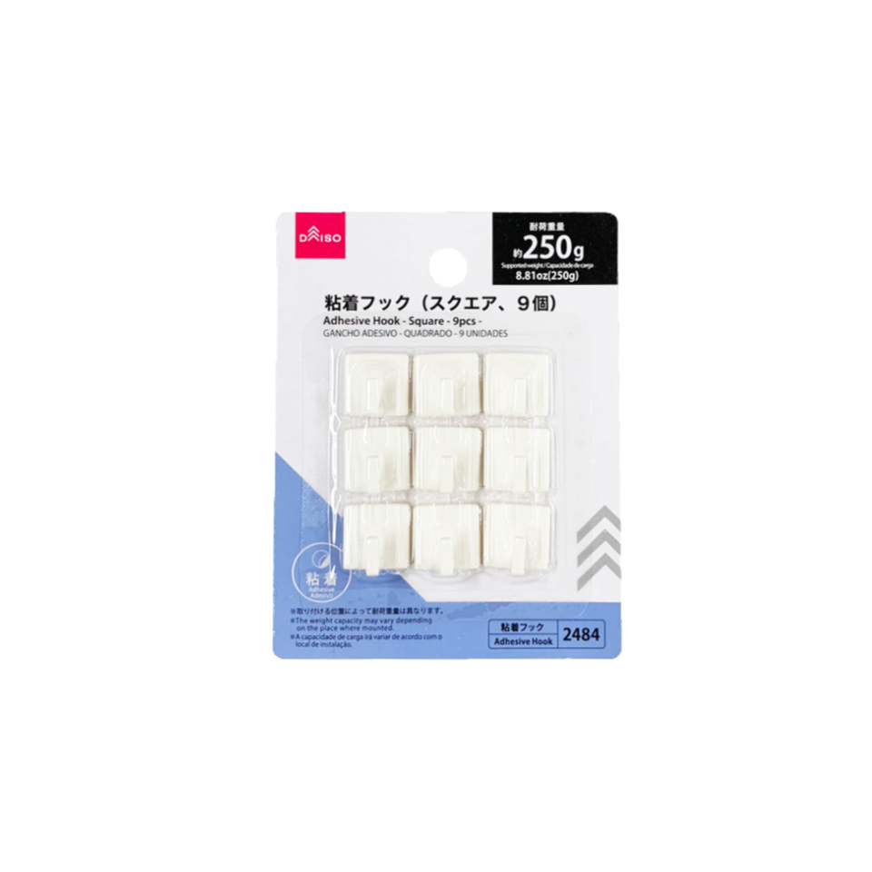 Adhesive Hook Square