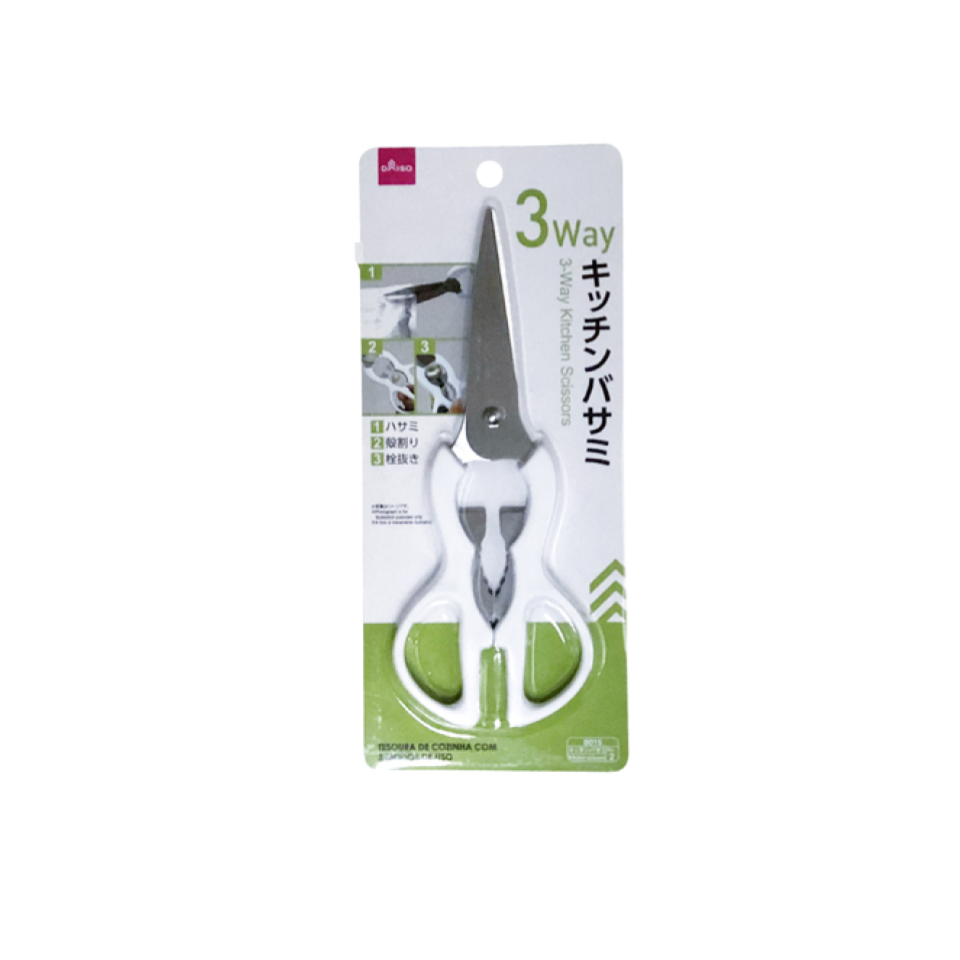 Three Way Kitchen Scissors