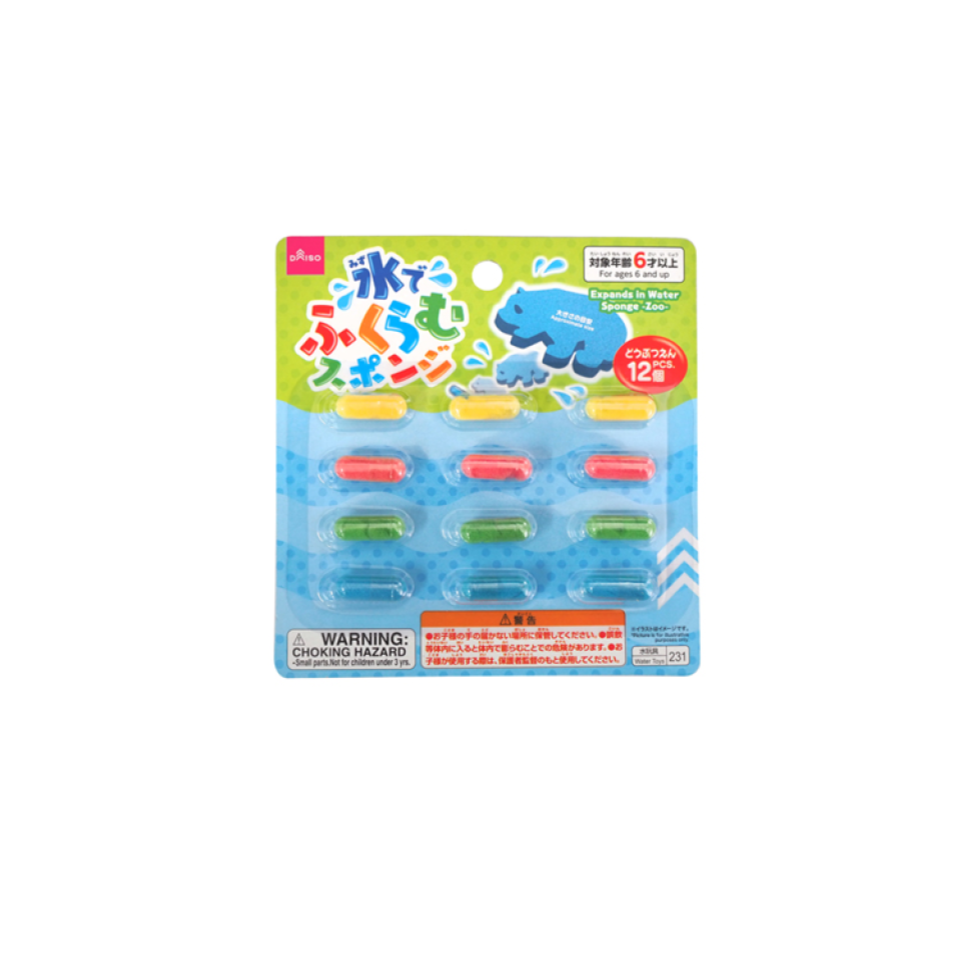 Expands in Water Sponge Zoo