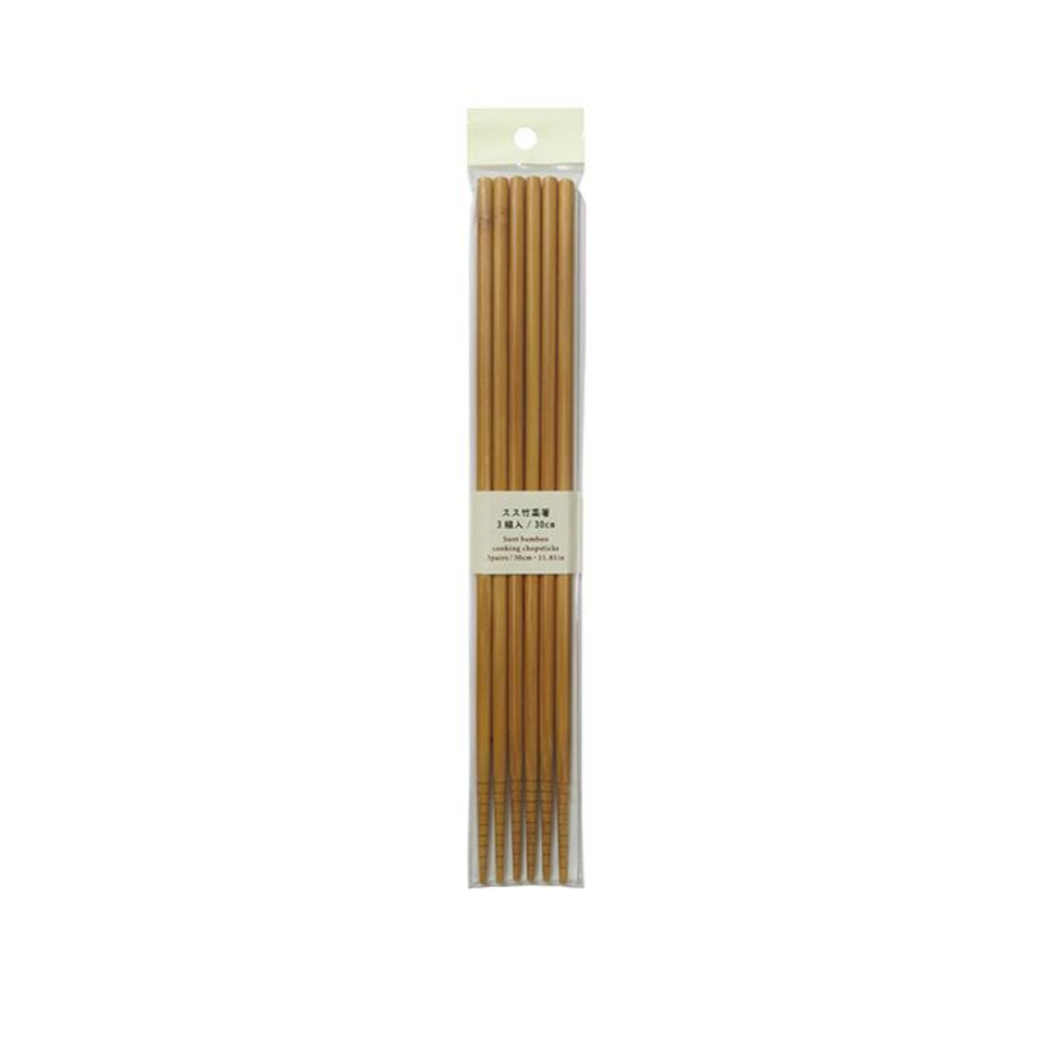 Soot Bamboo Cooking Chopstick 30cm