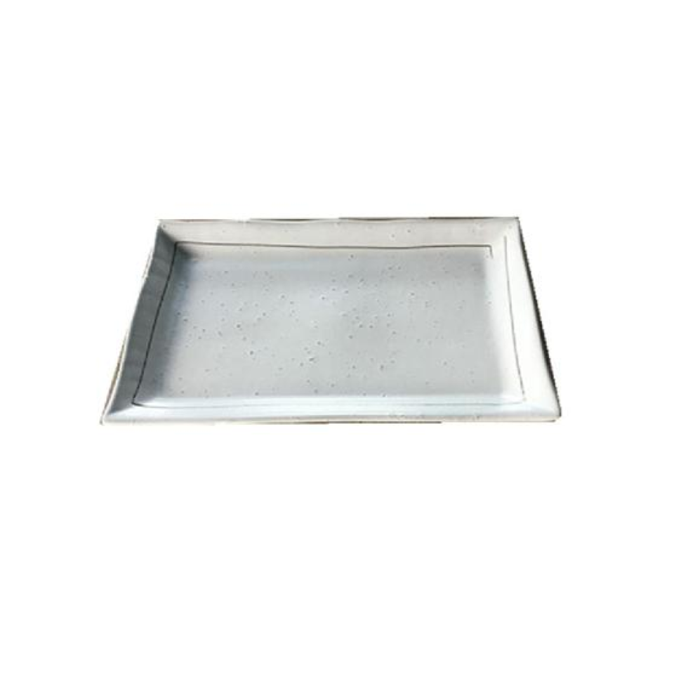 Sand Feeling Grilled Food Plate 20cm x 13cm