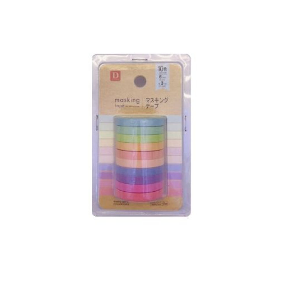 Masking Tape B Ten Colors 6mm x 3m
