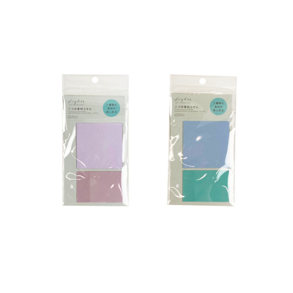 Two Material Sticky Notes