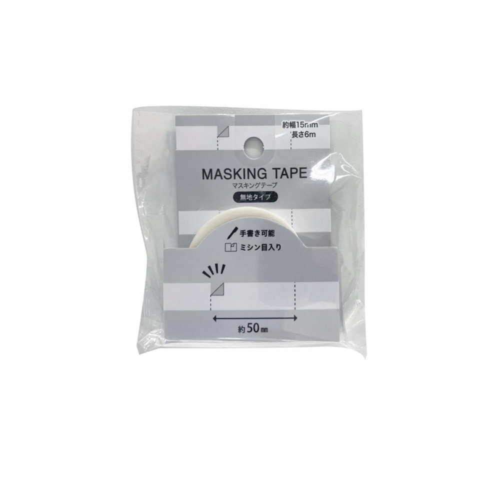 Masking Tape Perforated 15mm x 6m White