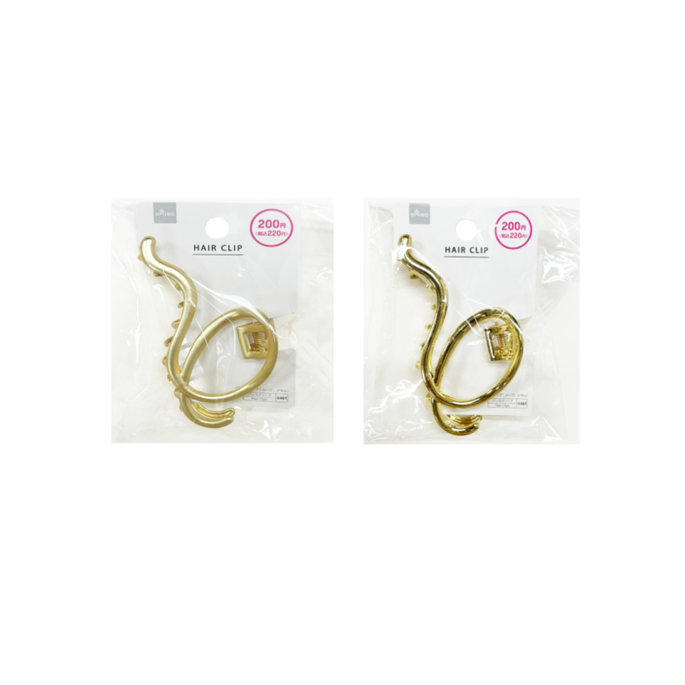 Hair Clip Loop Metallic