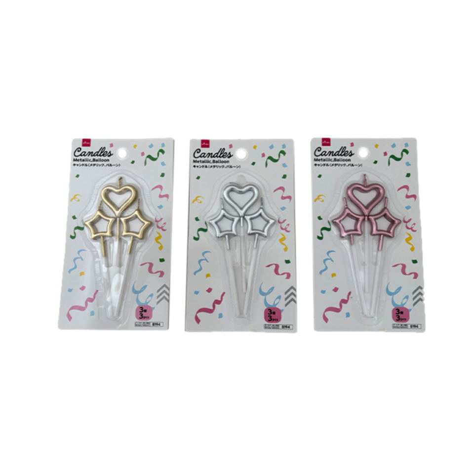 Candles Metallic Balloon