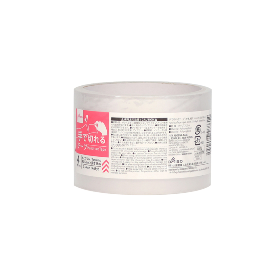 Hand Cut Tape 15mm x 18m