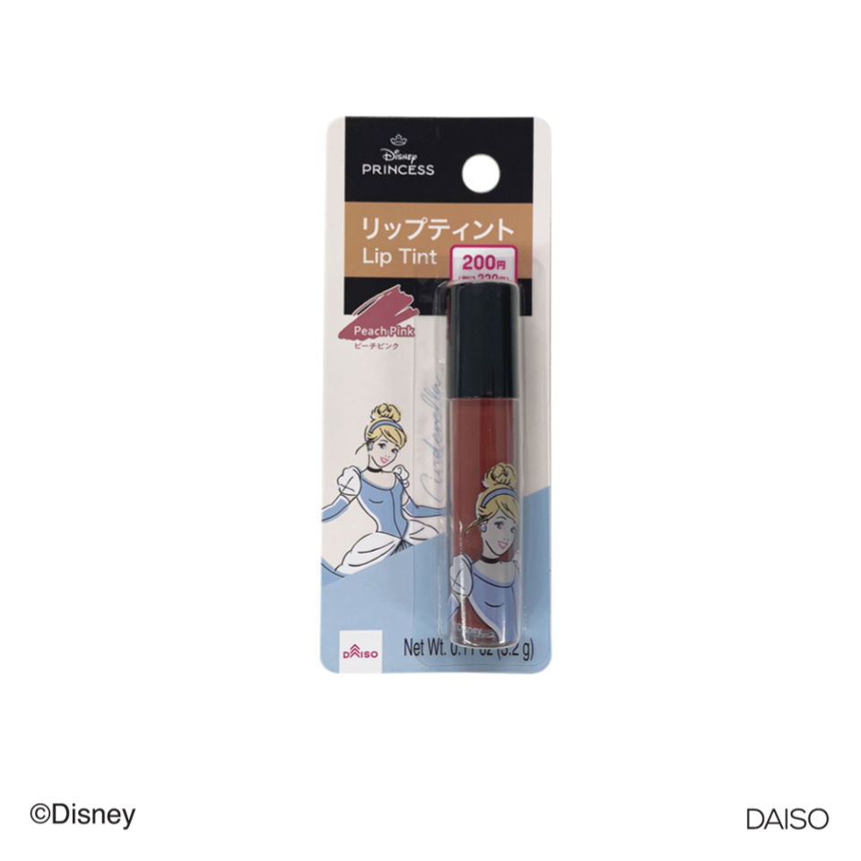 Disney Princess Lip Tint Peach Pink Cinderella