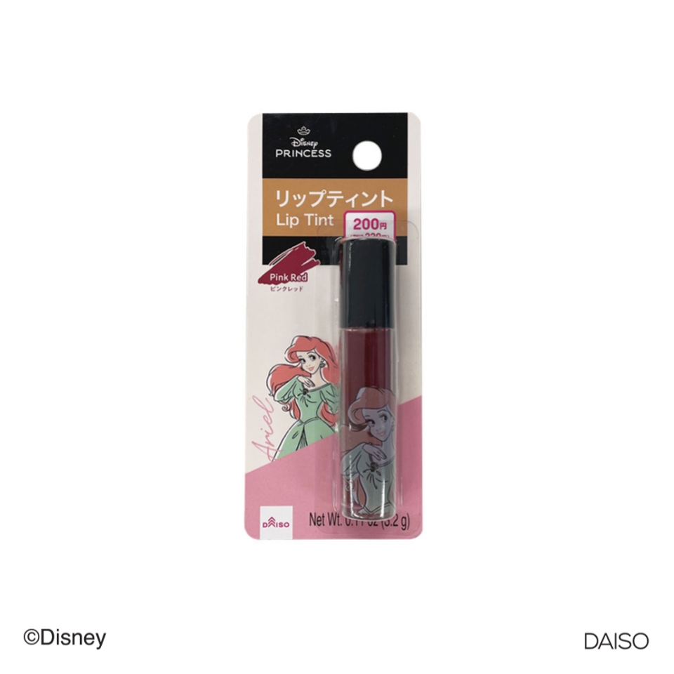 Disney Princess Lip Tint Pink Red Ariel