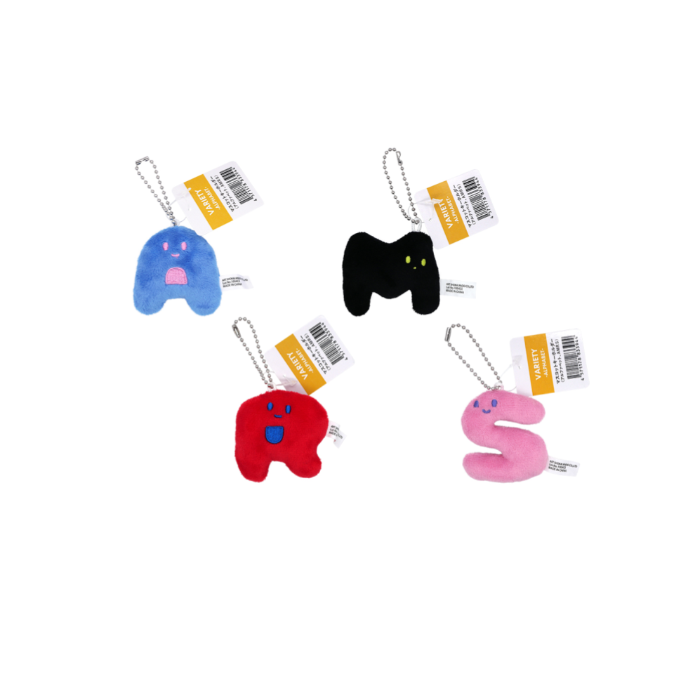 Mascot Key Chain Alphabet