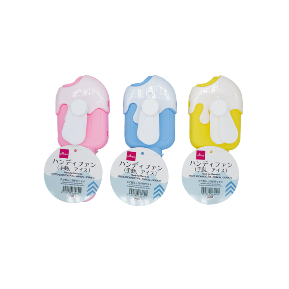 Handy Fan Manual Ice