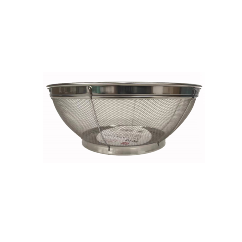 Stainless Steel Strainer with Trimming 24.5cm