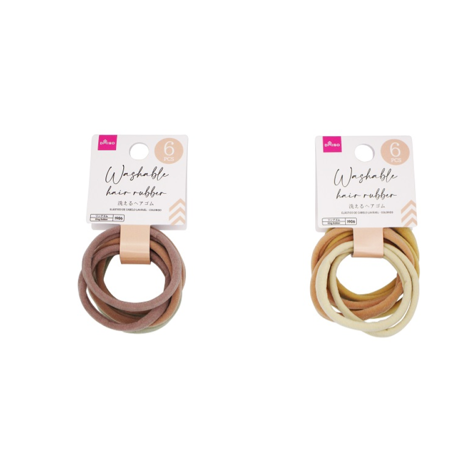 Washable Hair Rubber Colorful