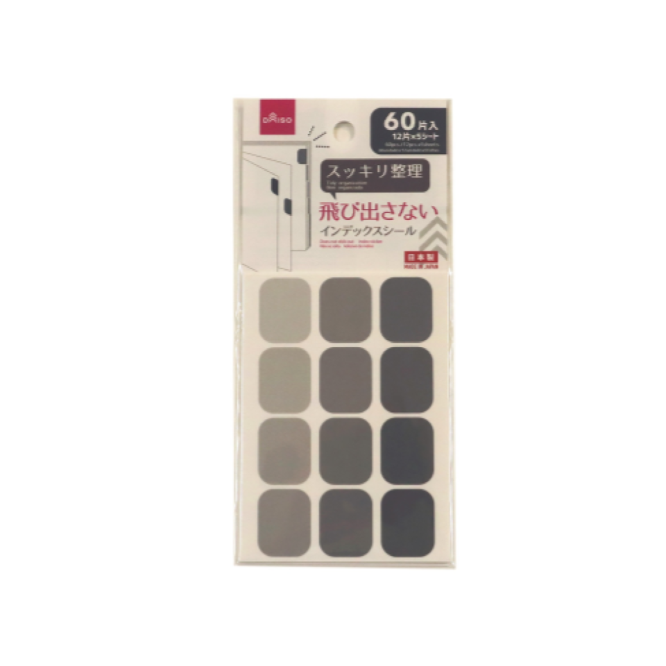 Index Stickers Black