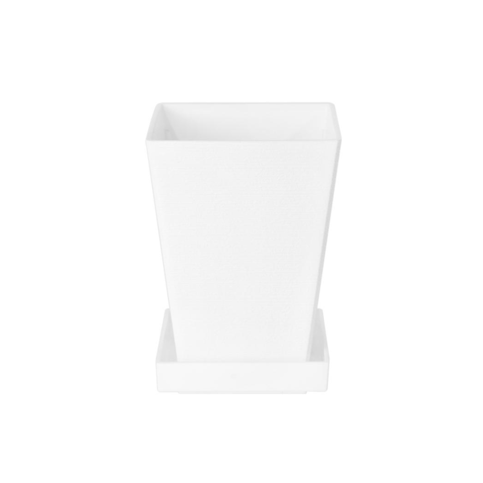 Ornamental Horn Pot Mini with Saucer