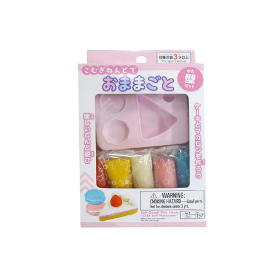 Playing House with Wheat Clay Cake and Macaroons