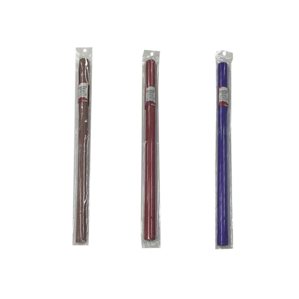 Wrapping Paper Glitter Purple/Red/Brown 1.96ft x 1.09yd