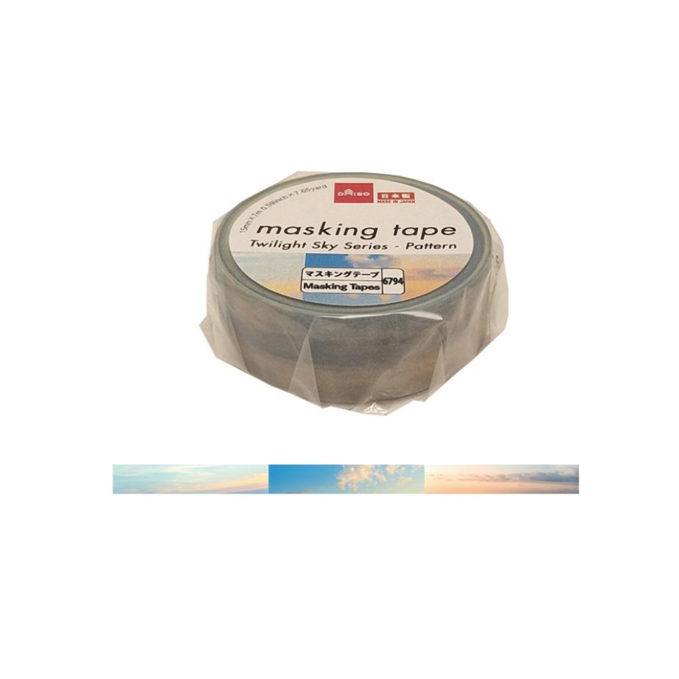 Masking Tape Twilight Sky Series Pattern