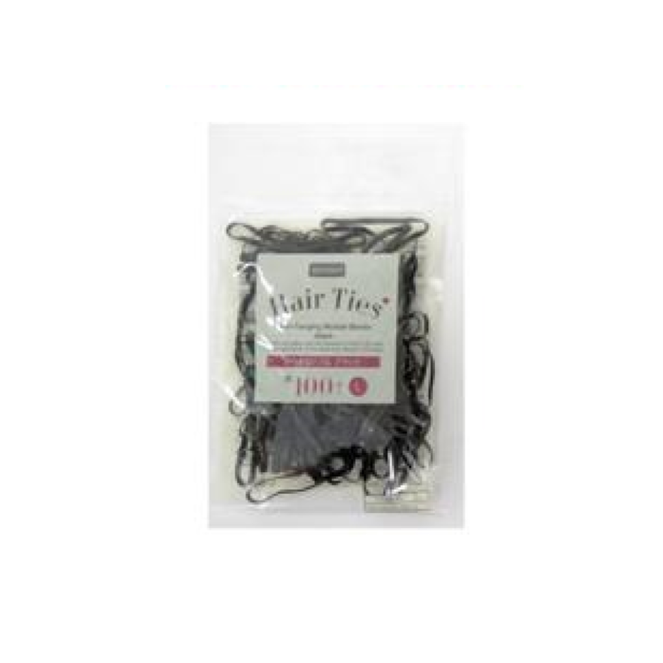 No Tangle Rubber Hair Band L Black
