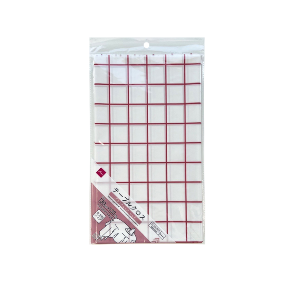 Tablecloth Graph Checkered Red