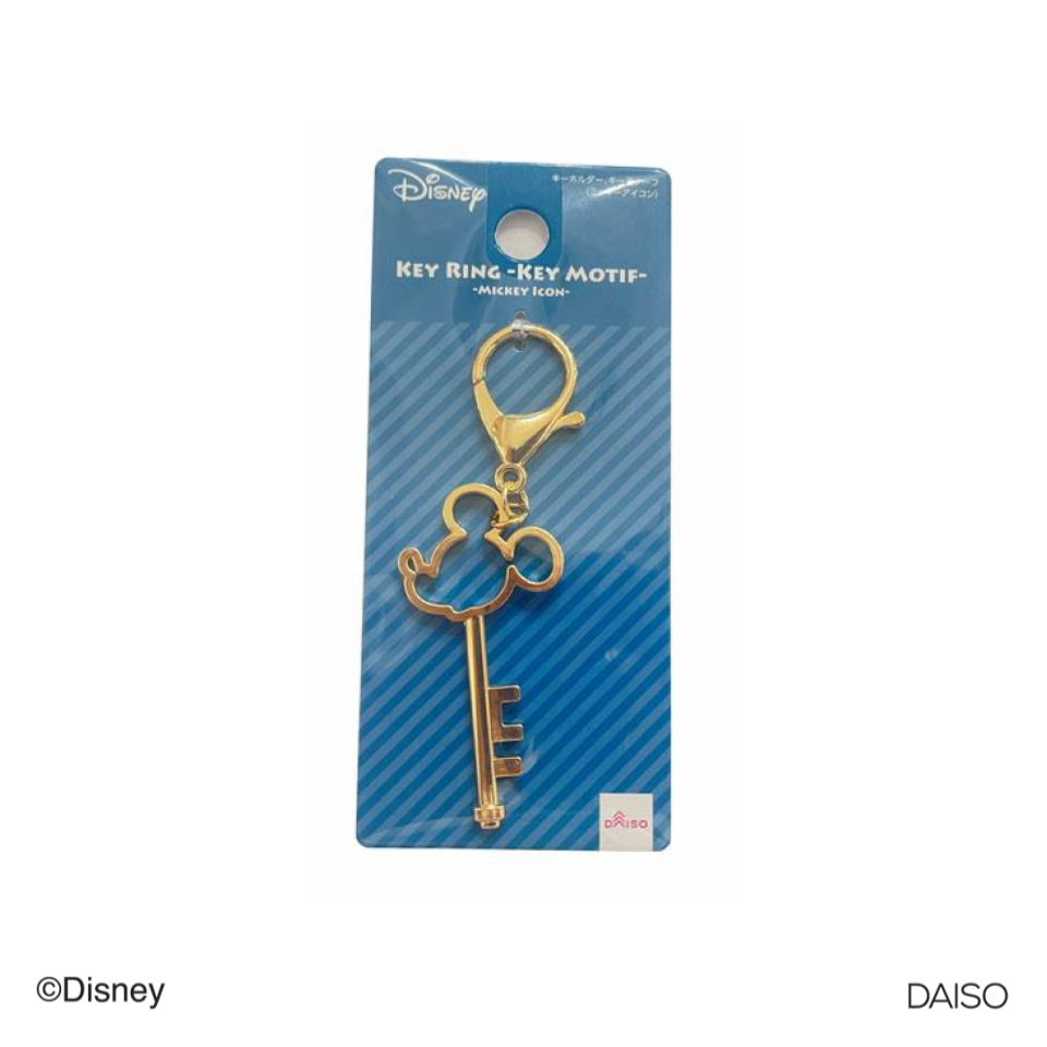 Key Ring Key Motif Mickey Icon