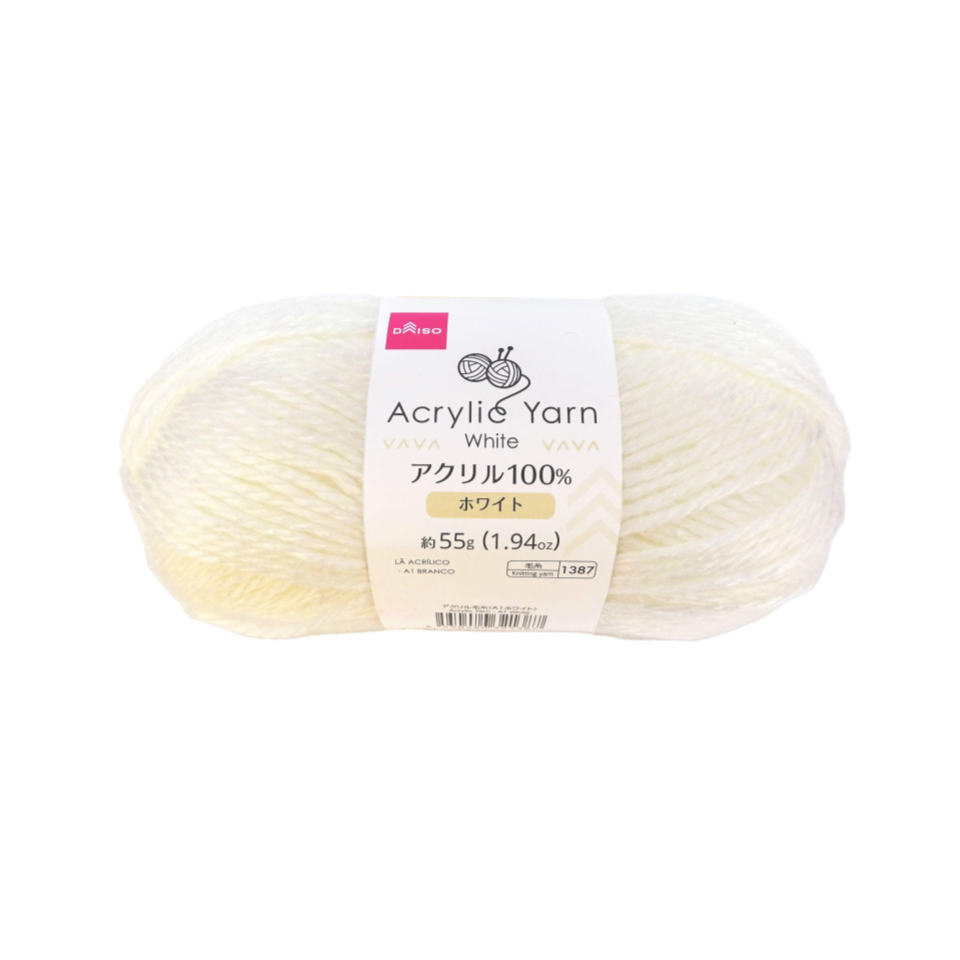 Acrylic Yarn White
