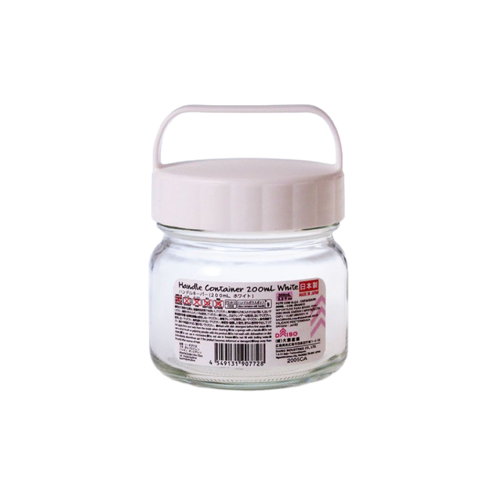 Handle Container 200ml White