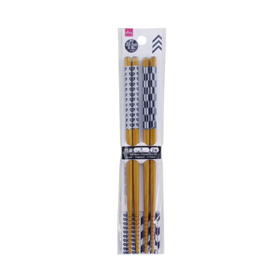 Bamboo Chopsticks Leaf Yagasuri 22.5cm