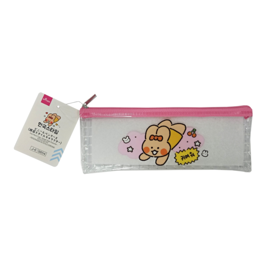 Vinyl Pencil Case Korean Style Character