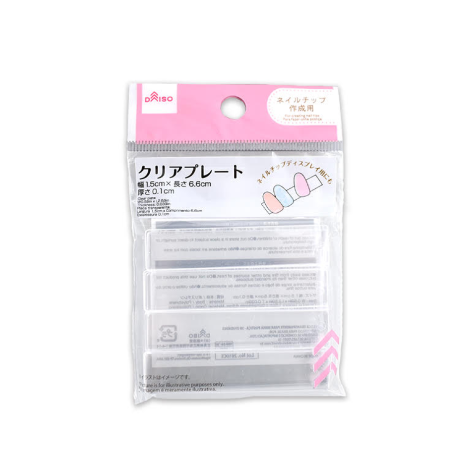 Clear Plate for Nailchips